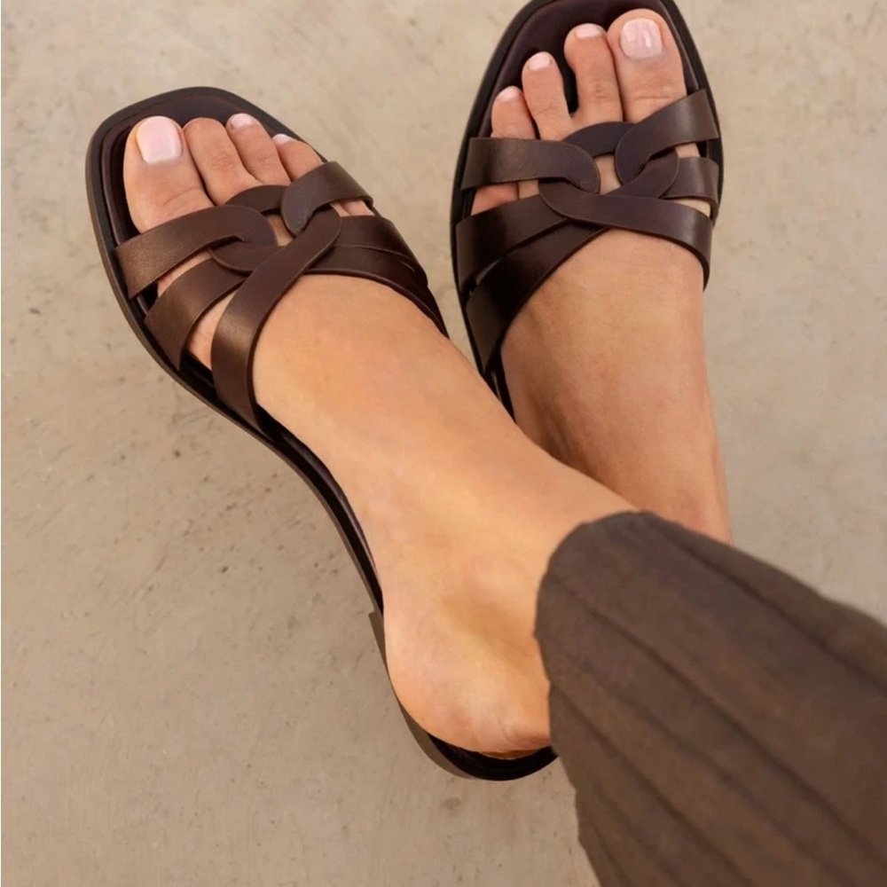 Bobbies Paris Thais flat sandals - 39